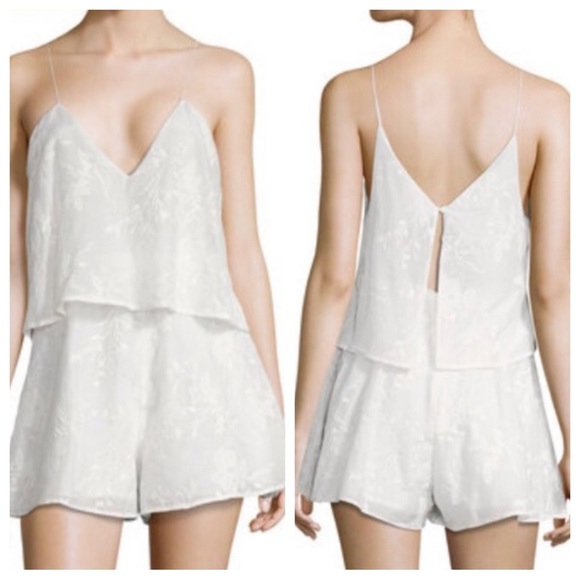 The Jetset  Diaries Monta Vista Embroidered Cotton  Romper Size L - Picture 3 of 12